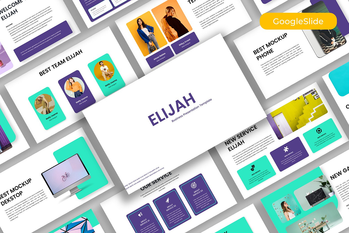 Elijah – Business Google Slide, a Presentation Template by kreatifreya (Photo 1 of 5)