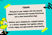 Tonami, a Handwritten Font by Pinisi ART (Thumbnail 9 of 10)