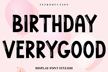 Birthday Verrygood