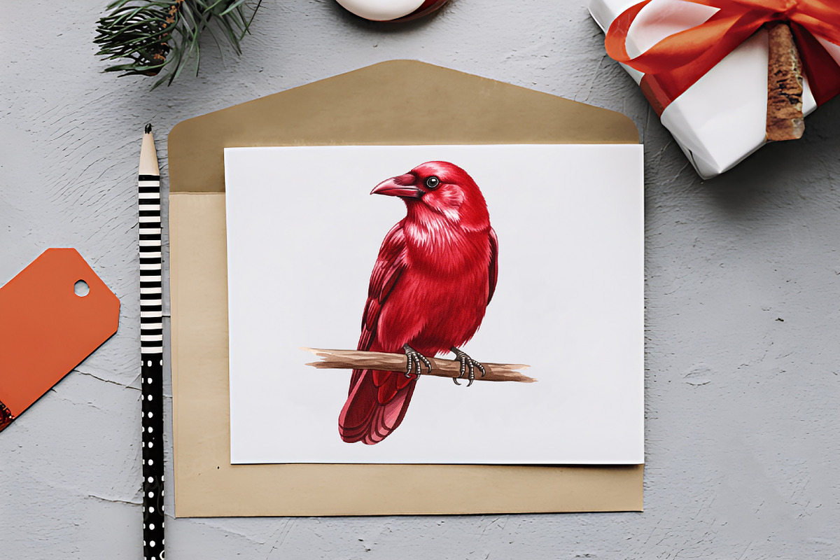Red Halloween Watercolor Clipart, an Illustration by RobertsArt (Photo 5 of 7)