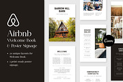 Airbnb Welcome Book & Signs Template, a Brochure Template by RWstudio (Thumbnail 1 of 10)