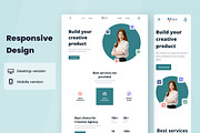 Creative Agency Web Design, a Websites & App Template by INSPR STD (Thumbnail 2 of 6)