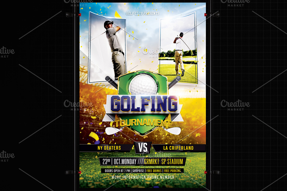 Golf Flyer, a Flyer Template by Basez Flyers (Photo 4 of 4)