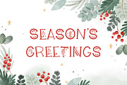 Christmas Bliss. Display Font, a Serif Font by DearLetters (Thumbnail 7 of 7)