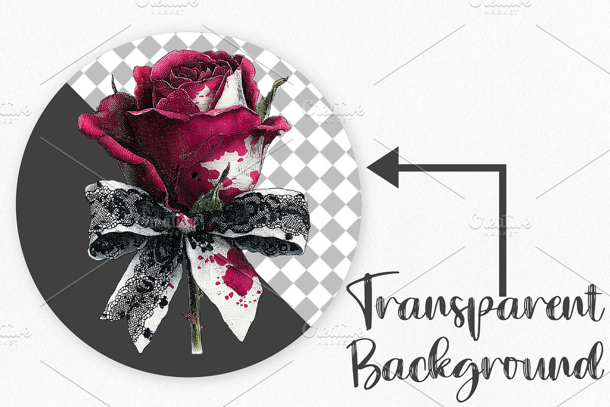 Valentine’s Rose Clipart Bundle, an Illustration by Canvas Craft (Photo 2 of 6)