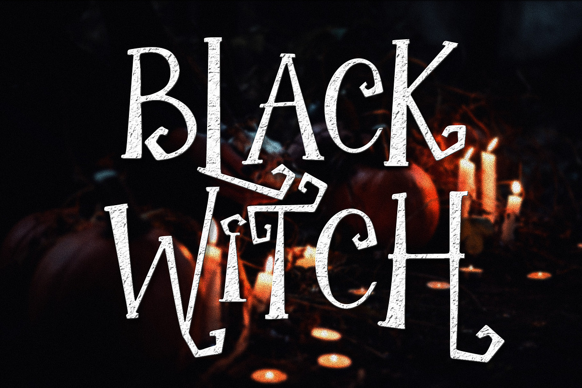 The Witch - Spooky Font preview 3