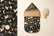Boho nursery watercolor clipart, an Animal Illustration by Pattern + watercolor (Thumbnail 10 of 10)