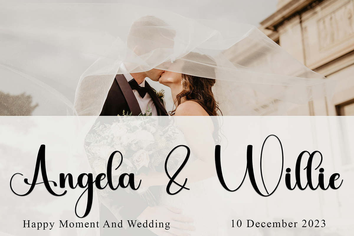 Sunday Wedding, a Handwritten Font by InermediaSTUDIO (Photo 2 of 7)