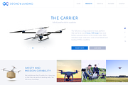 Drone Landing PSD Template, a Landing Page Template by PSDFY (Thumbnail 3 of 3)