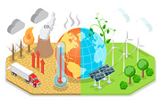 Environmental conservation Set 01, a Person Illustration by AndriiStore (Thumbnail 5 of 11)