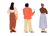 Business people, back view set, a Person Illustration by Good Studio (Thumbnail 2 of 5)