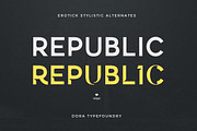 Erotick - Geometric Logo Font, a Serif Font by Dora Typefoundry (Thumbnail 12 of 16)