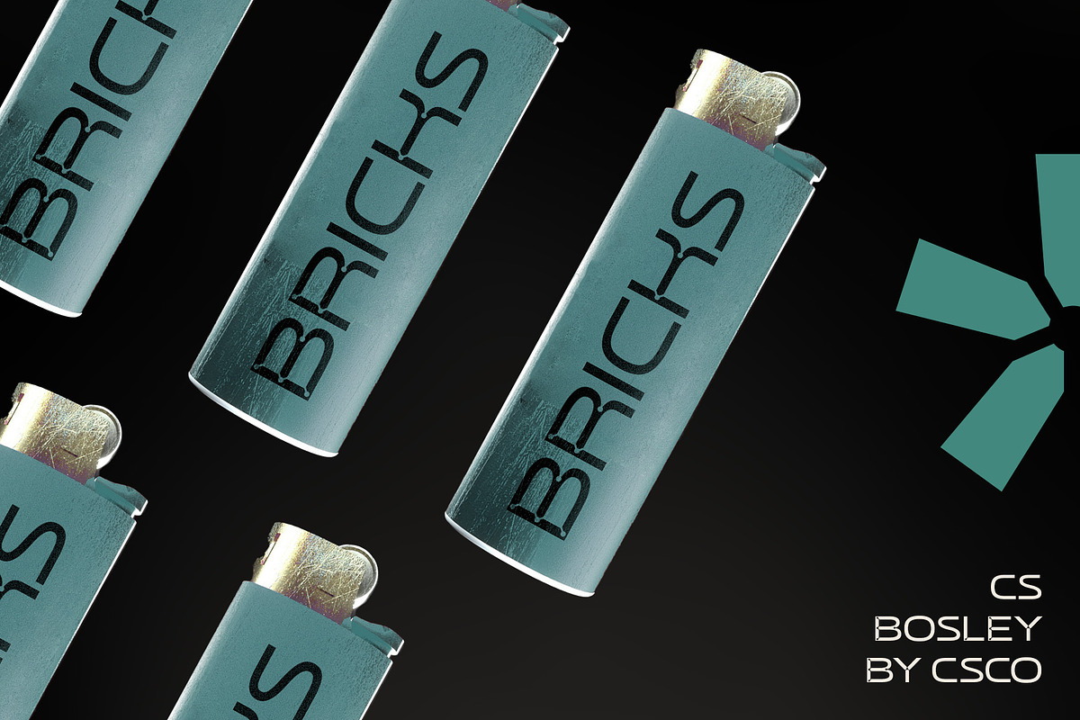 CS Bosley – Inktrap Font, a Sans Serif Font by Craft Supply Co. (Photo 4 of 8)
