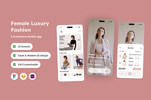 Bloom - E-Commerce Mobile App, an App Template by productype1