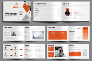 White Paper Layout, a Brochure Template by MightyDesign