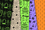 Halloween Line Art Graphics Set, a Pattern Graphic by Drafts n Doodles (Thumbnail 6 of 12)