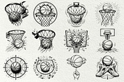 Basketball SVG Graphics, a Sport Illustration by DENIDigitalArtSudio (Thumbnail 3 of 7)