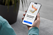 Phone 15 Pro Mockup in Hand, an iPhone Mockup by Asylab (Thumbnail 3 of 4)