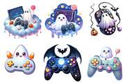 Halloween Gaming Controllers Clipart, an Illustration by DreamArtGraphic (Thumbnail 3 of 5)