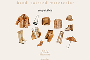 Fall illustration BOX - watercolor, a Seasonal Illustration by Youksy (Thumbnail 6 of 10)