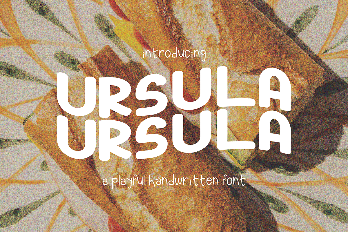 Ursula - Playful Handwritten Font, a Handwritten Font by Berdansabersama (Photo 1 of 9)