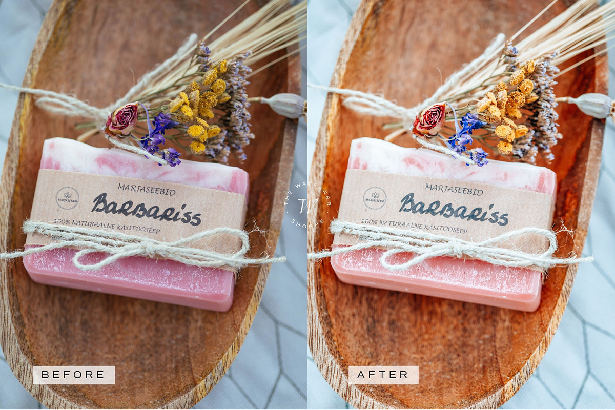5 Product Lightroom Presets, a Preset Add-On by TheWayfarerShoppe (Photo 8 of 17)