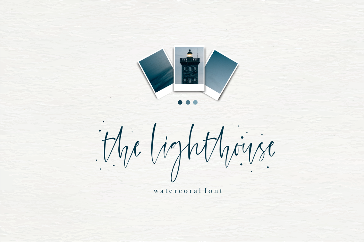 Watercoral // Natural Script Font preview 3