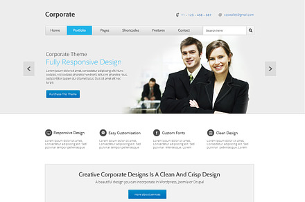 Corporate Multipurpose PSD Template