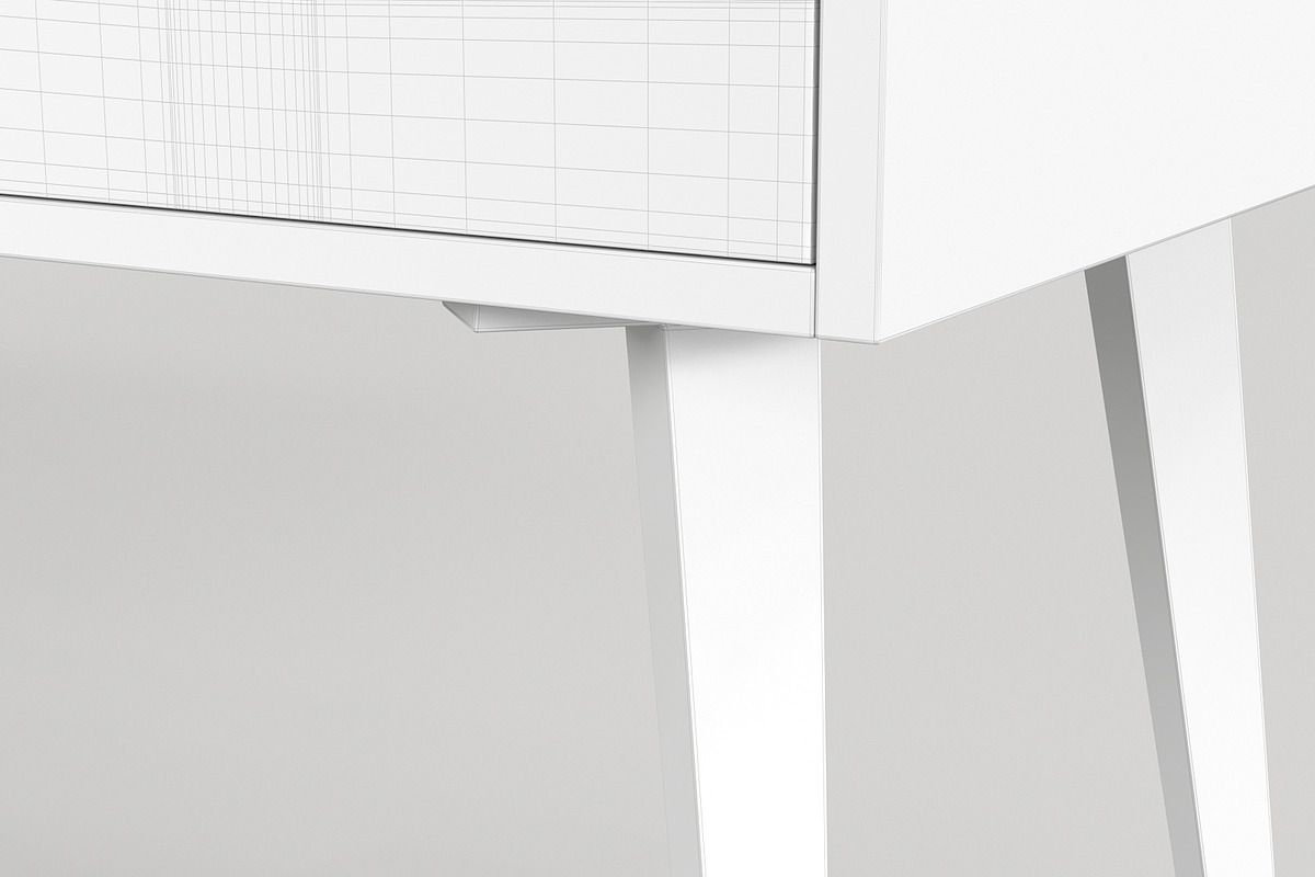 Scandinavian Desk 06, a Furniture 3D Model by maxtracing2 (Photo 9 of 11)