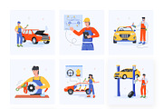 Car Service Illustrations, a Transportation Illustration by Vectors Market (Thumbnail 6 of 9)