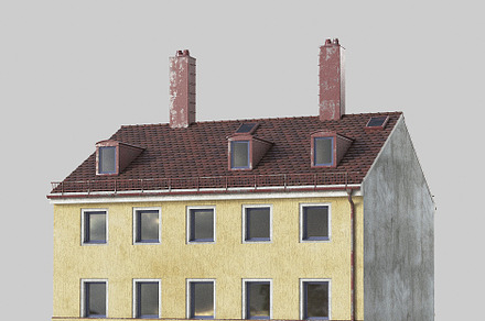 European residence 2, an Architecture 3D Model by happy brush