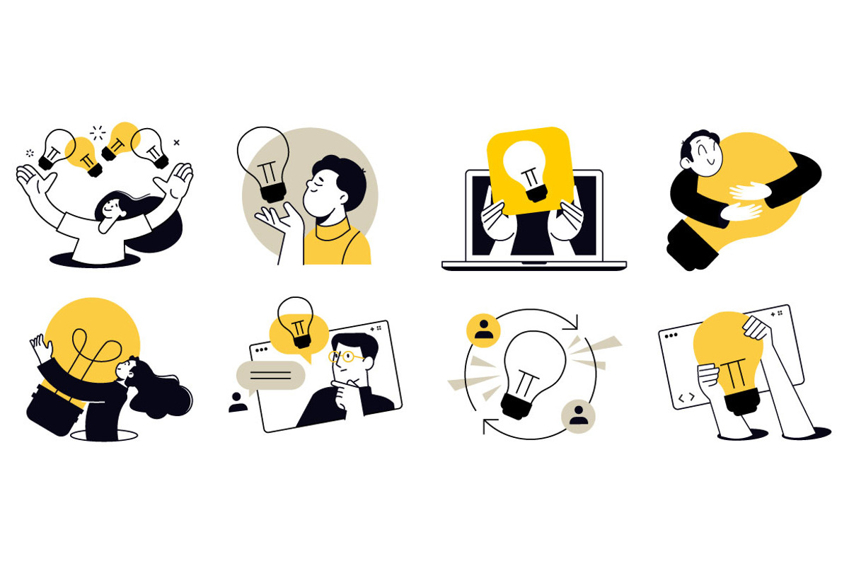 All good ideas, an Illustration by PureSolution (Photo 6 of 6)
