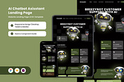 BreezyBot – AI Chatbot Landing Page, a Landing Page Template by twinstd (Thumbnail 1 of 5)