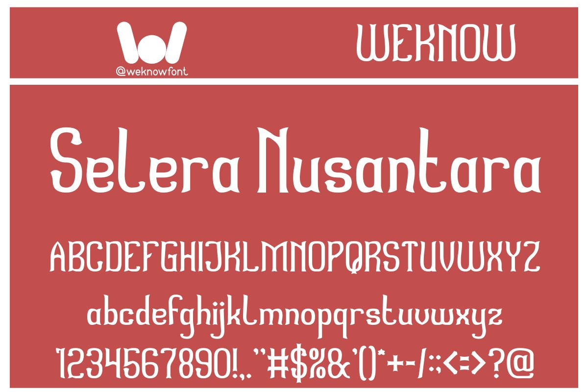 Austronesia font, a Font by weknow (Photo 5 of 8)