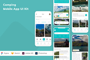 Camping Mobile App UI Kit