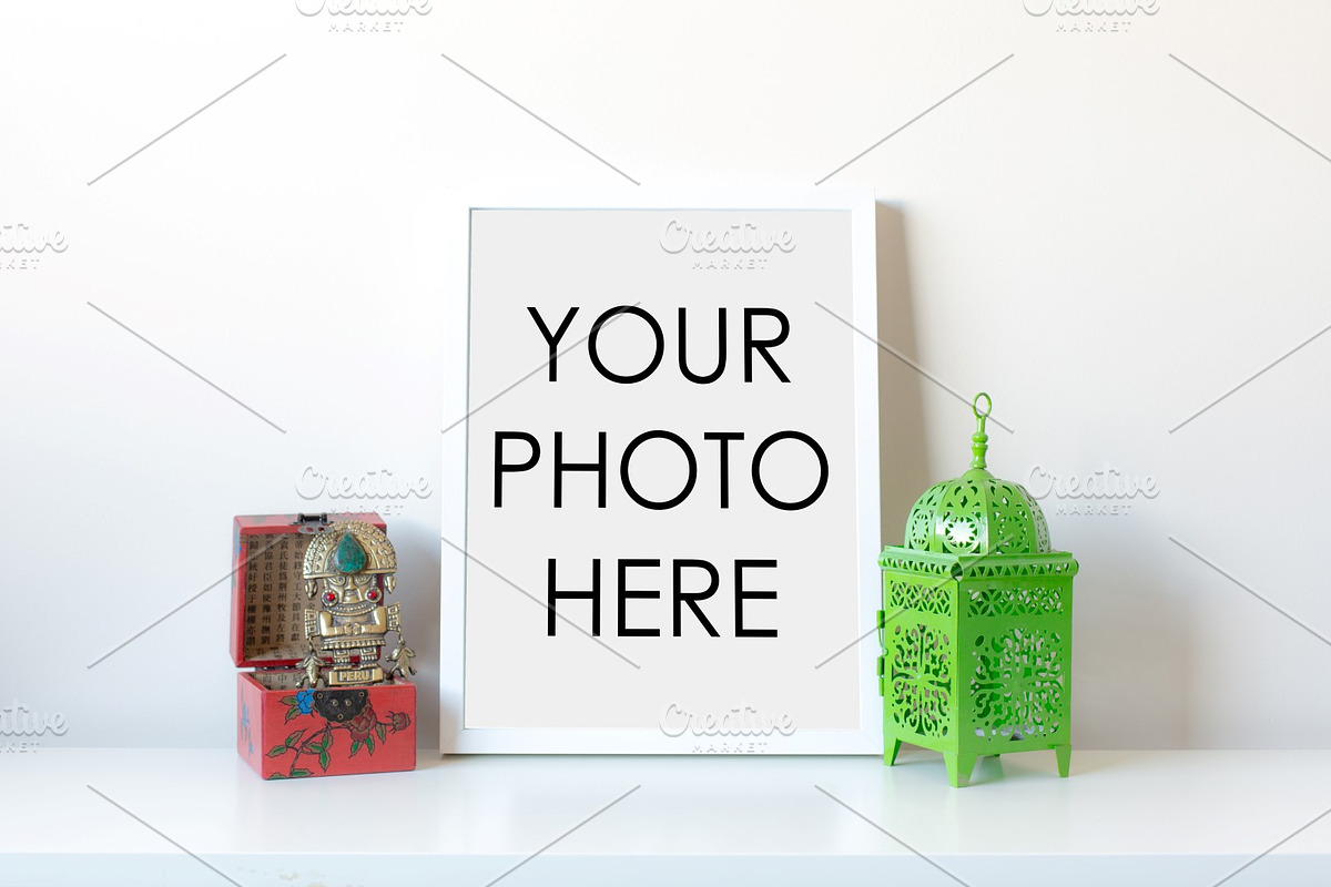 10 Minimalist White Mockup Frames, a Packaging Mockup by F R A M E D // SUPPLY CO. (Photo 4 of 11)