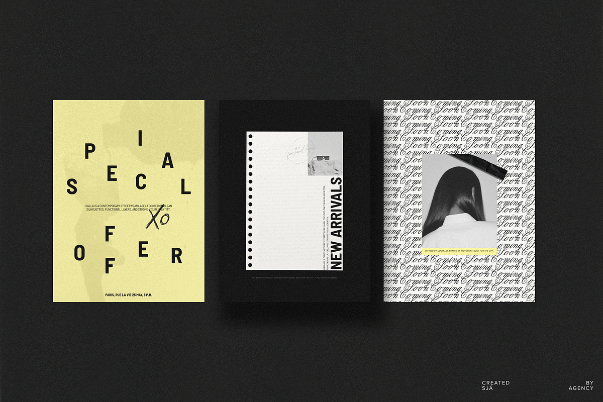HALLA • Instagram Post Templates, a Social Media Template by Sjá Agency (Photo 2 of 8)