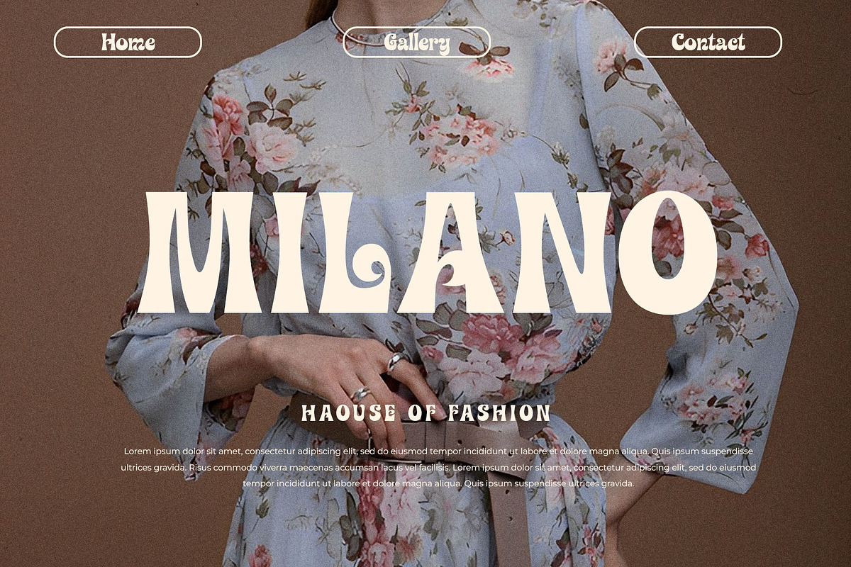 Molger Retro Display Font, a Serif Font by RantautypeStudio (Photo 5 of 17)