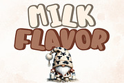 MILK FLAVOR - Handwritten, a Handwritten Font by Charmingbear59.design (Thumbnail 1 of 5)