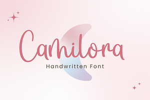 Camilora, a Handwritten Font by BearyType Studio