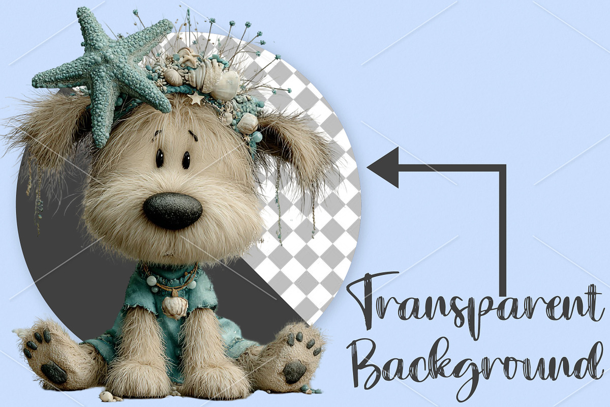 Whimsical Summer Dogs Clipart Bundle, an Illustration by Canvas Craft (Photo 2 of 7)