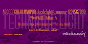 Technique™, a Serif Font by MINDCANDY (Thumbnail 2 of 2)