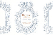 Baroque collection-Toile De Jouy, a Decorative Illustration by Pamyatka Shop (Thumbnail 3 of 14)