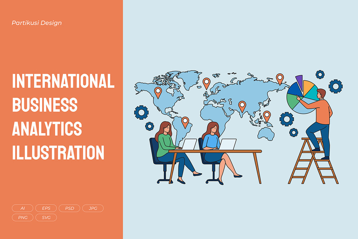 International Business Analytics, an Object Illustration by Partikusi Design (Photo 1 of 3)
