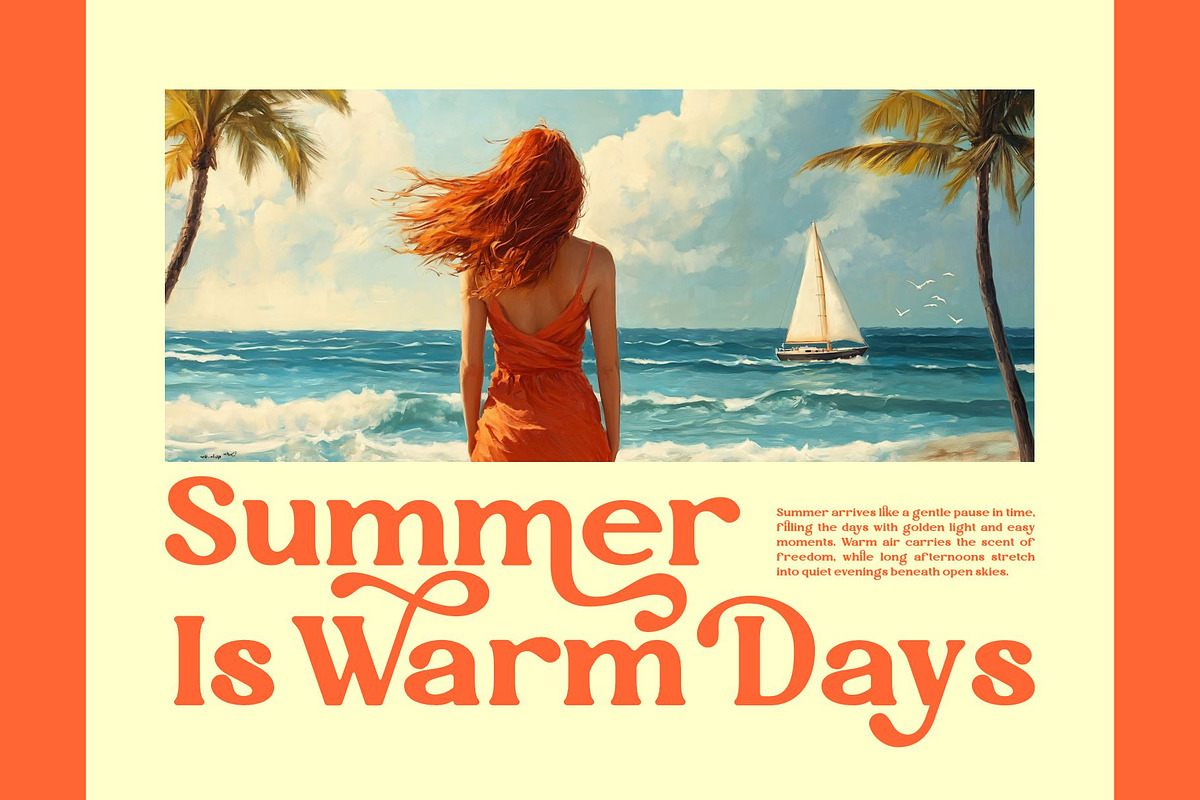 Vegitto || Vintage Retro Serif Font, a Serif Font by Ermedia Studio (Photo 9 of 10)