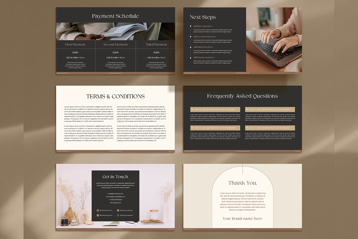 LEONE Service & Pricing Guide Slides, a Presentation Template by Creatif Foundry (Photo 6 of 7)