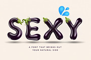 Eggplant Font, a Script Font by Handmadefont (Thumbnail 14 of 15)