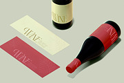 Wine Bottle and Label Mockup Set, a Product Mockup by McLittle Stock (Thumbnail 1 of 2)