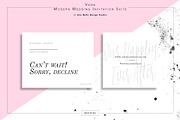 Vana Modern Wedding Stationery, an Invitation Template by Uno Bello Design Studio (Thumbnail 3 of 5)