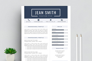 Resume/CV Template & Cover Letter